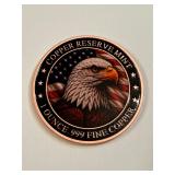 America Eagle Copper Round