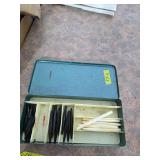 Metal case of beads lot. 55-9