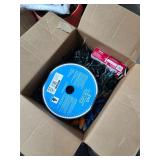 Box full of Christmas lights. 40-42