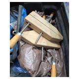 Tarps, copper, clamps. 33-22