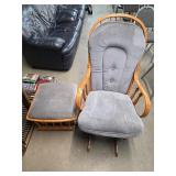 glider rocker with gliding footrest. 5-70
