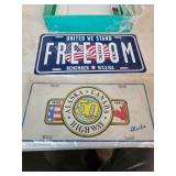 Freedom license plate. 36-4