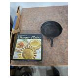 Scalloped plates and cast iron. G5