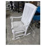 Large wooden rocking chair. 55-6