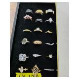 Collection of rings, various sizes. 40-120