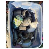 Tub w/lid of large PVC pipe. 40-148