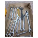 Craftsman wrenches, and rachet wrenches. 33-4