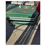 Green metal toolbox. 40-153