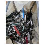 Tool bag full of sockets and drivers. 33-12