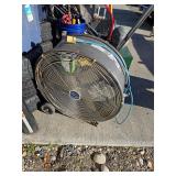 Large, wheeled fan. 40-143