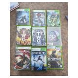 9 Xbox 360 games. 40-45