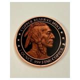 Indian Head Copper Round