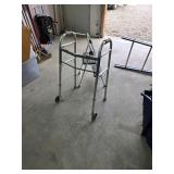 2 step stool and walker. 33-51