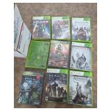 9 Xbox 360 games. 40-46