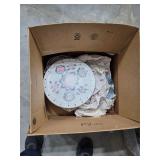 Large box of beautiful glassware. 13-23