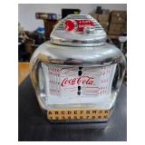 Vintage Coca-Cola juke box cookie jar. 13-16