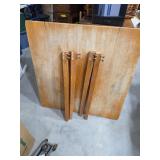 Sturdy wooden table, disassembled. 13-6