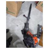 Husqvarna backpack blower, gas powered. 13-5