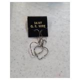 14 KT gold filled wire earrings. 80-12