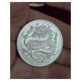 2024 .999 silver one ounce dragon. 5-51