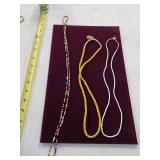 19th century African trade beads necklaces. 17-10