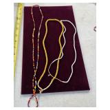 19th century African trade beads necklaces. 17-16
