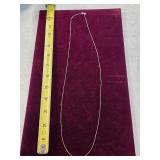 14Kt white gold necklace weighs 2.9 grams. 55-25