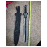 Fantasy skull sword. 13-39