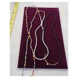 19th century African trade beads necklaces. 17-12