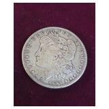 1884 Morgan silver dollar 90% silver. 5-38