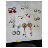 Great collection of earrings, see pics. 55-4