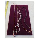 19th century African trade beads necklaces. 17-11