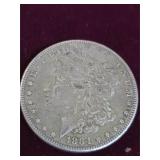 1884 Morgan silver dollar 90% silver. 5-40