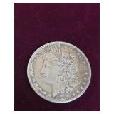 1884 Morgan silver dollar 90% silver. 5-39