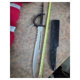 Fantasy sword with sheath. 13-34