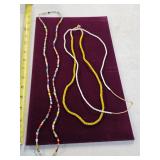 19th century African trade beads necklaces. 17-13