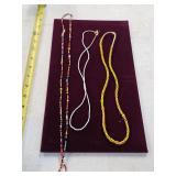 19th century African trade beads necklaces. 17-9