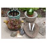 Planters, Frog, Rabbit, Etc.
