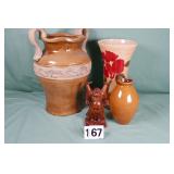 Large Pottery Urn, Etc.