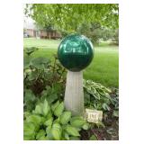 Gazing Ball & Pedestal