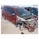 2009 GMC ACADIA, RED