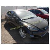 2013 Hyundai ELANTRA, BLACK
