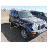 2004 JEEP LIBERTY, BLUE