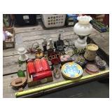 Large lot, miscellaneous glassware, knickknacks,