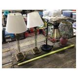 4 small table lamps