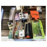 Two flats, miscellaneous, golf, spike, tool,