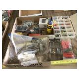 Lot of miscellaneous hardware and parts, wire,