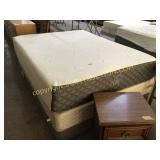 Queen-size, Lux, puffy hybrid mattress with two