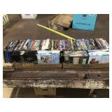 80 DVD movies in the cases