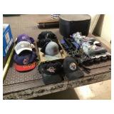 Eight ball caps, large, dog harness and chain